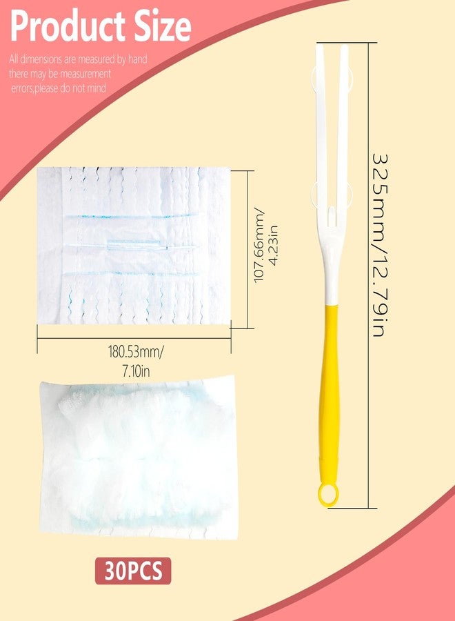 BDS-HOME 30 Count Electrostatic Duster Refills, 180°Multi-Surface Dusting Compatible with Duster Microfibre Feather Dusters Replacement Kit with 2 Handles for Home Office Furniture Cleaning - Image 2
